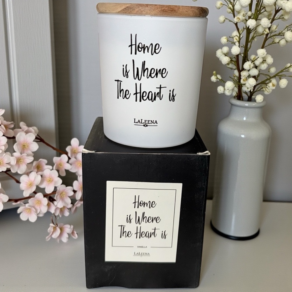 Large Vanilla White Scented Long Lasting Candle - Home Accents